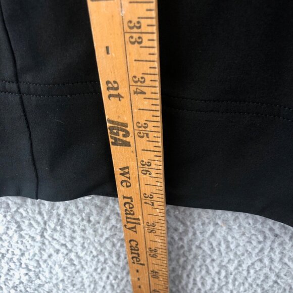 Calvin Klein Dress Womens Small Black Fit & Flare Tank Smocked Travel Knit Mini - Picture 10 of 11